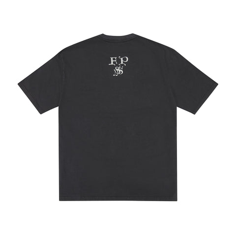Jesus Rhinestone Tee in Black