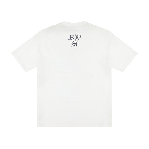 Jesus Rhinestone Tee in White