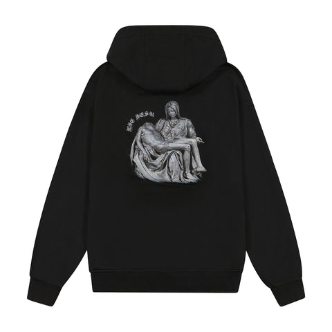 Pieta Hoodie in Obsidian