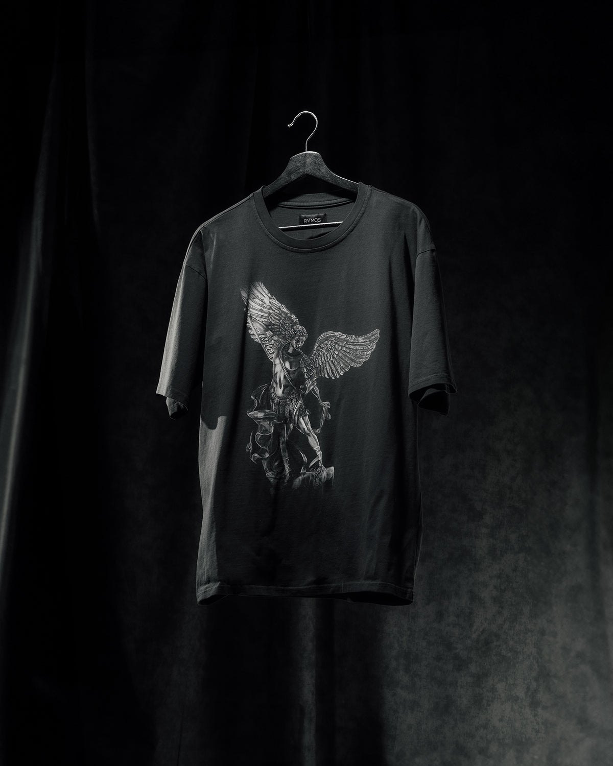 Archangel Michael Tee in Obsidian