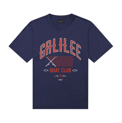 Galilee Boat Club in Navy/Red