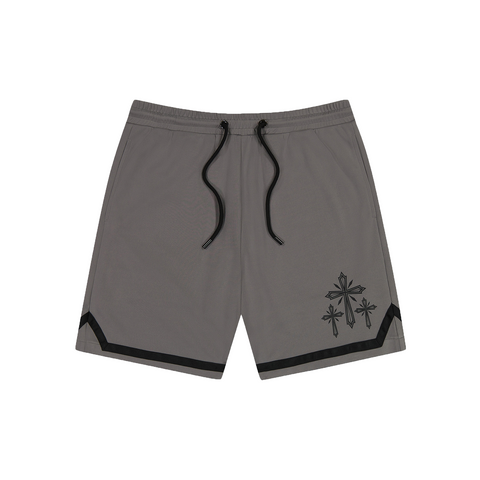 Triple Cross Short in Slate Grey