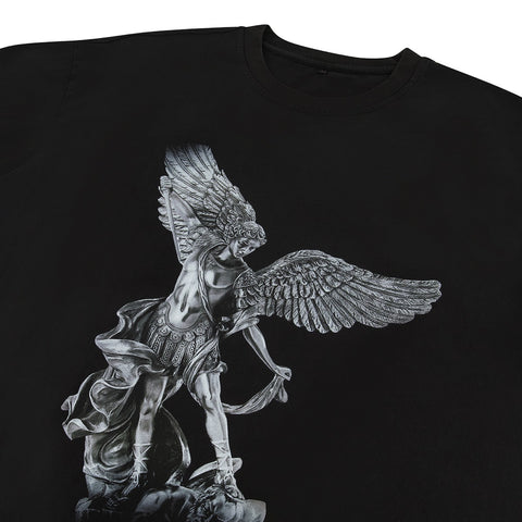 Archangel Michael Tee in Obsidian